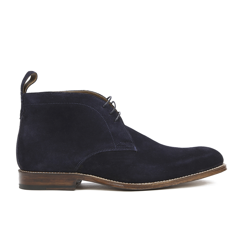 Grenson Men s Marcus Suede Desert Boots Navy Coggles