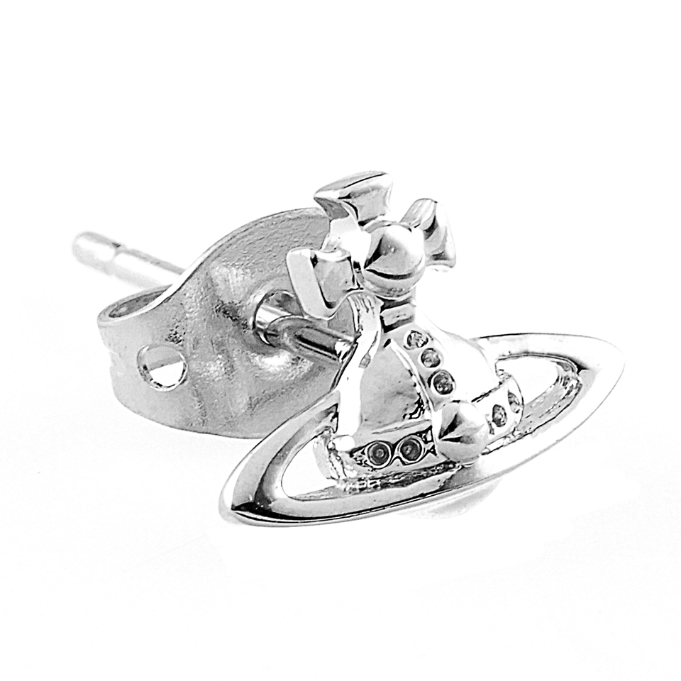 Vivienne Westwood Jewellery Women's Lorelei Stud Earrings - Rhodium