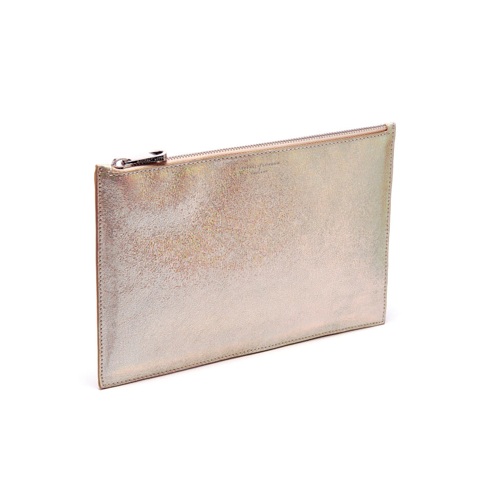 Aspinal of London Women's Essential Large Pouch - Gold Dust