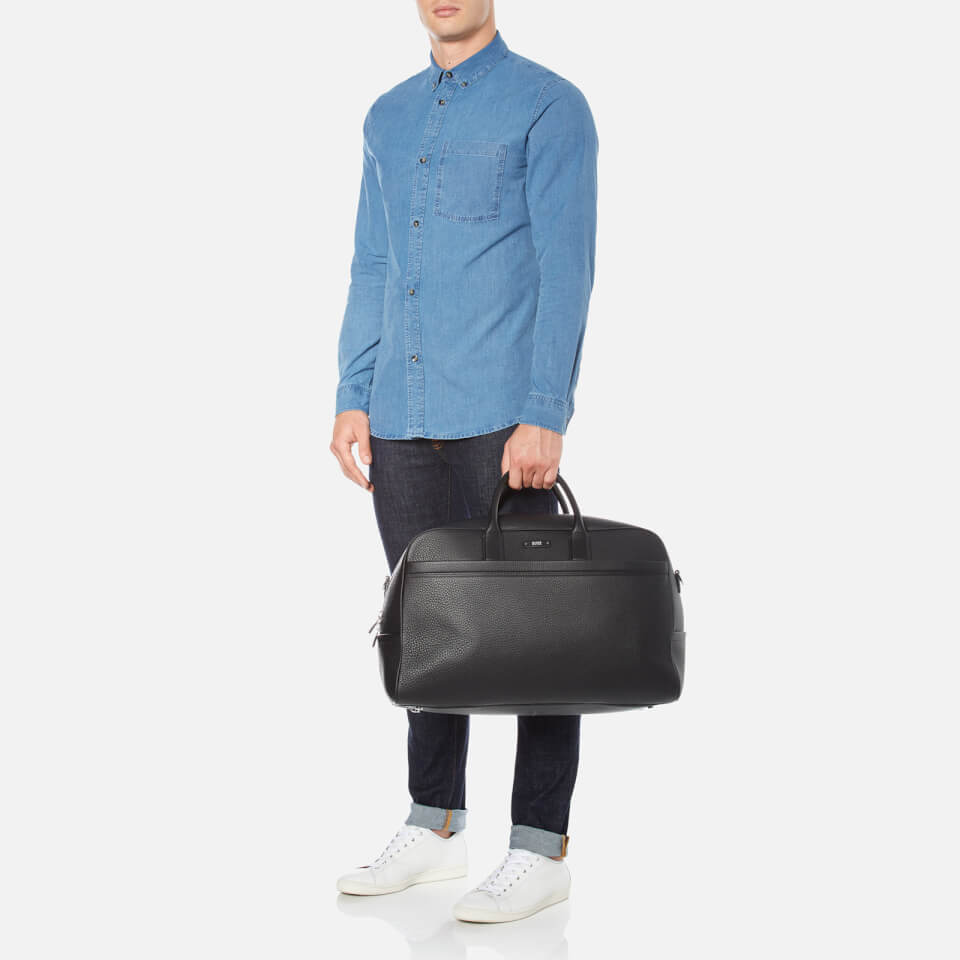 Hugo boss leather holdall hotsell