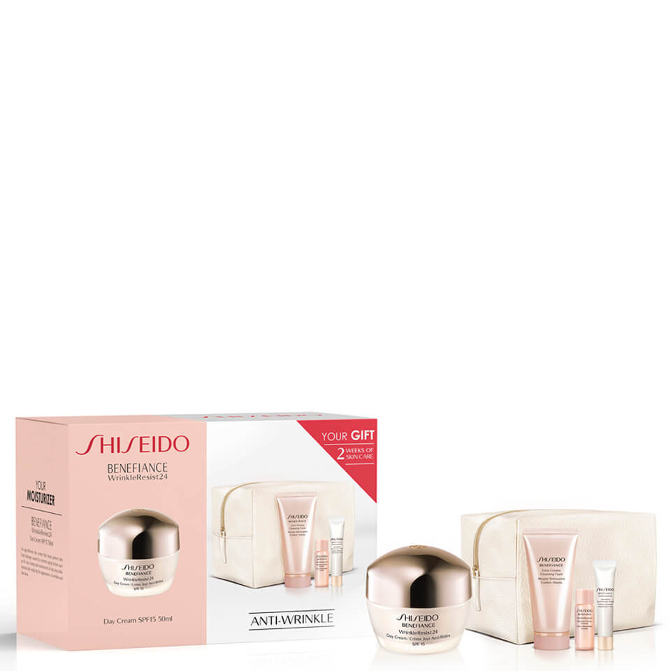 Kit de crema de día Benefiance WrinkeResist24 de Shiseido