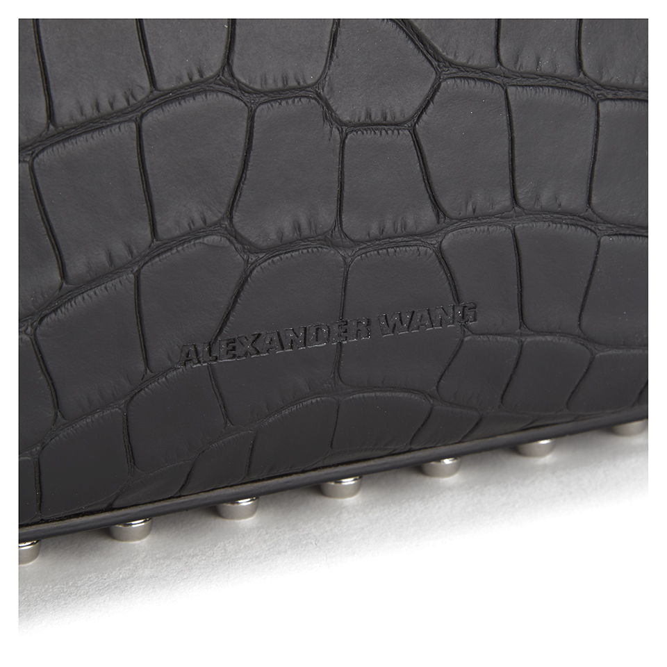 Alexander Wang Women's Rogue Small Croc Satchel - Black