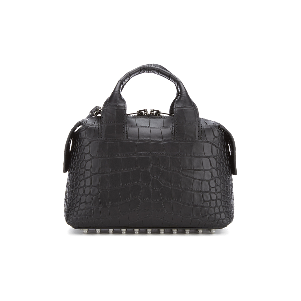 Alexander Wang Women's Rogue Small Croc Satchel - Black