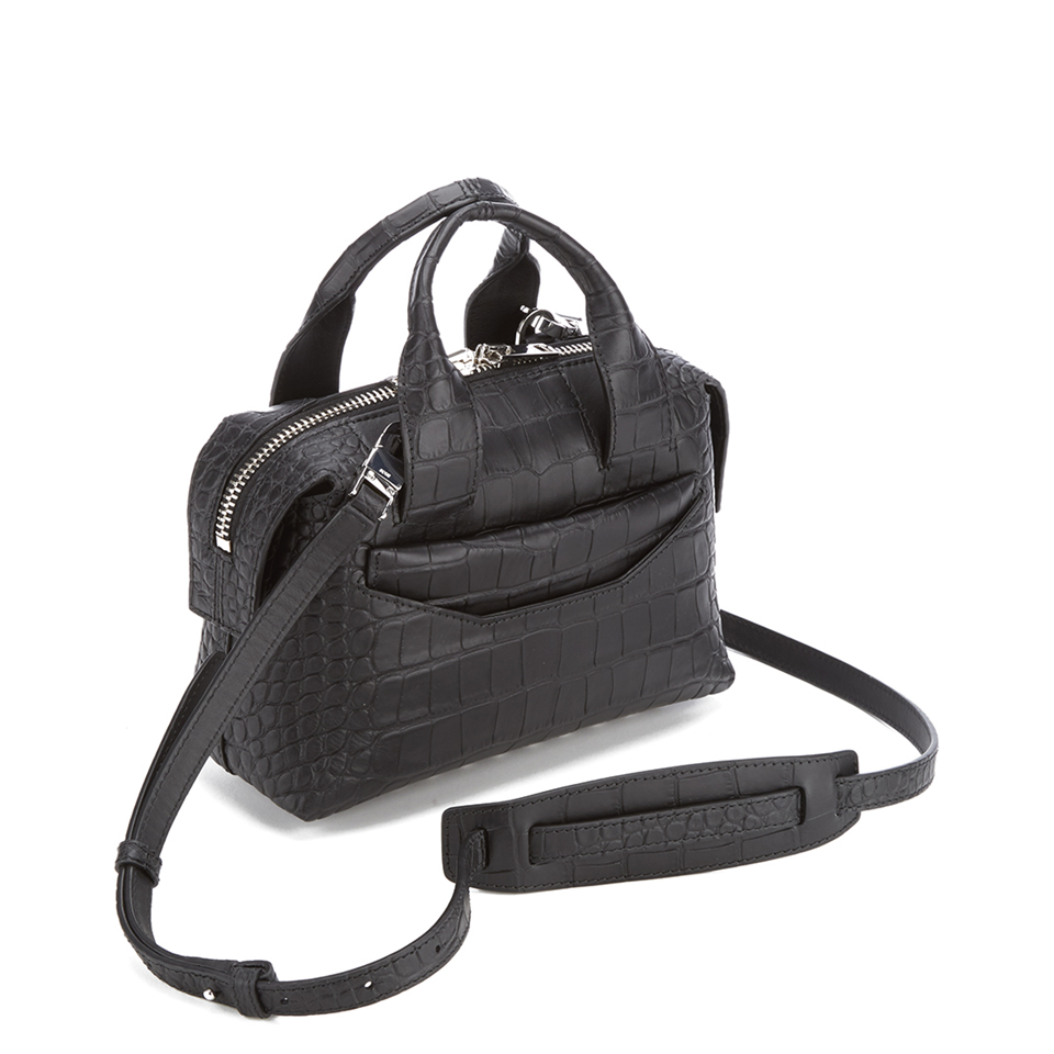 Alexander Wang Women's Rogue Small Croc Satchel - Black