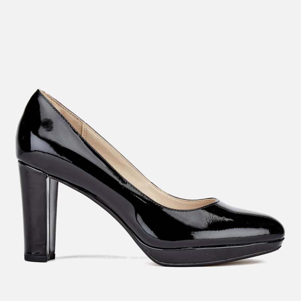 Dubbelzinnigheid entiteit Civiel Clarks Women's Kendra Sienna Patent Platform Court Shoes - Black |  Worldwide Delivery | Allsole