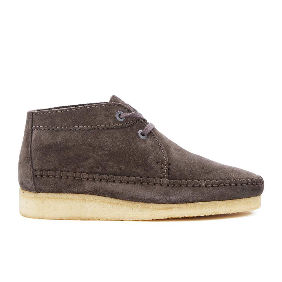 Clarks Originals Men s Weaver Boots Charcoal Suede Allsole
