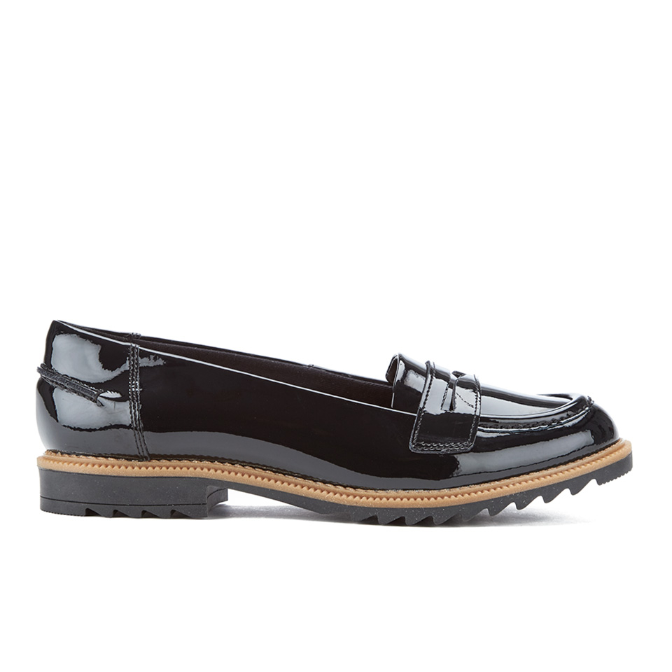Clarks Women s Griffin Milly Patent Loafers Black Allsole