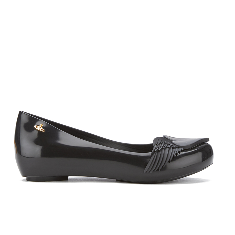 Vivienne Westwood for Melissa Women s Ultragirl 16 Ballet Flats Black Cherub Allsole