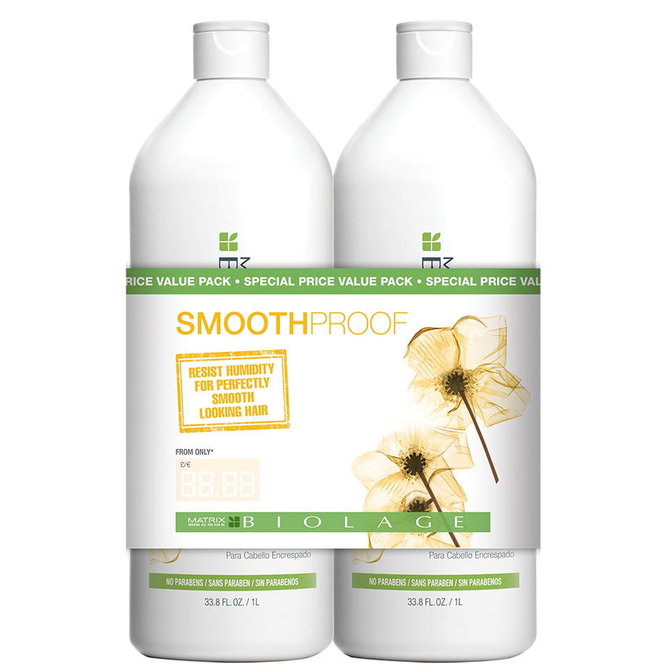 Matrix Biolage Smoothproof Shampoo and Conditioner 1L Duo