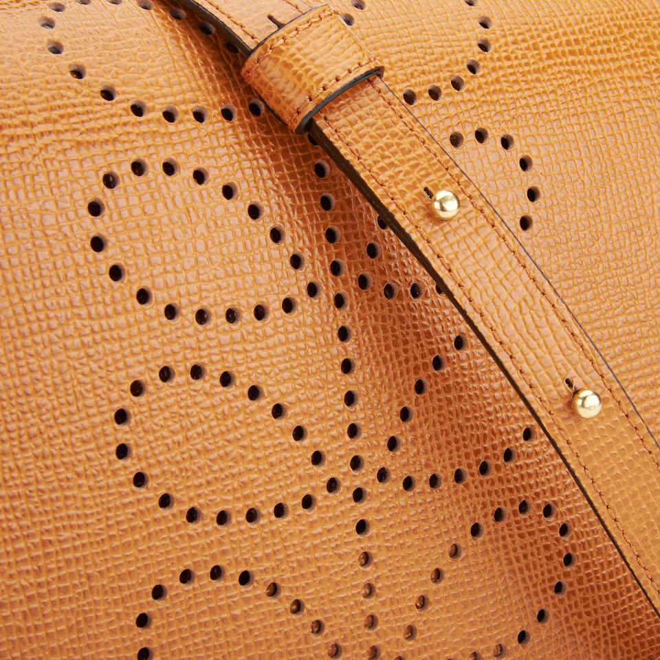 Orla Kiely Women's Mini Ivy Leather Cross Body Bag - Tan