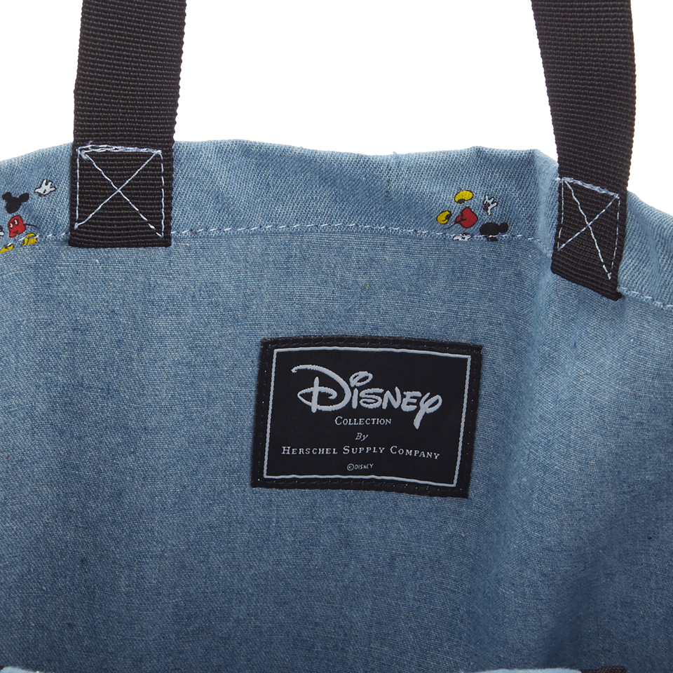 Herschel Supply Co. Packable Travel Disney Tote Bag - Denim/Black Webbing