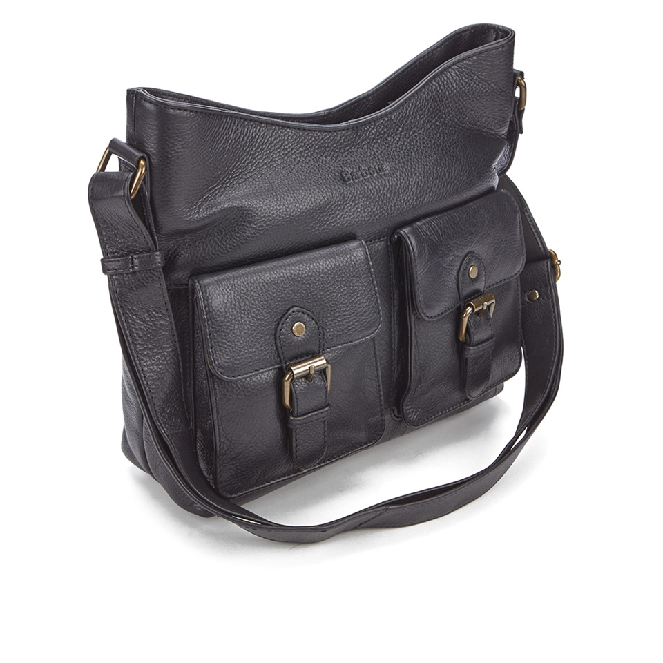 Barbour Women's Slateford Leather Shoulder Bag - Black