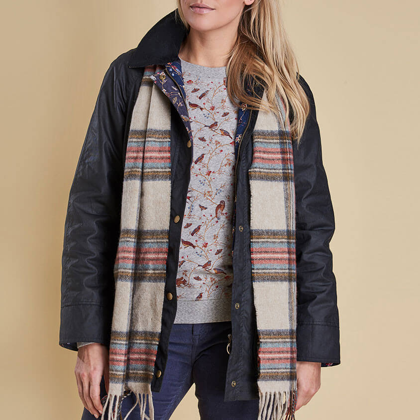 Barbour Women's Country Check Scarf - Cream