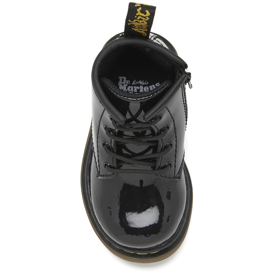 Dr. Martens Toddlers' 1460 I Patent Lamper Lace Up Boots - Black