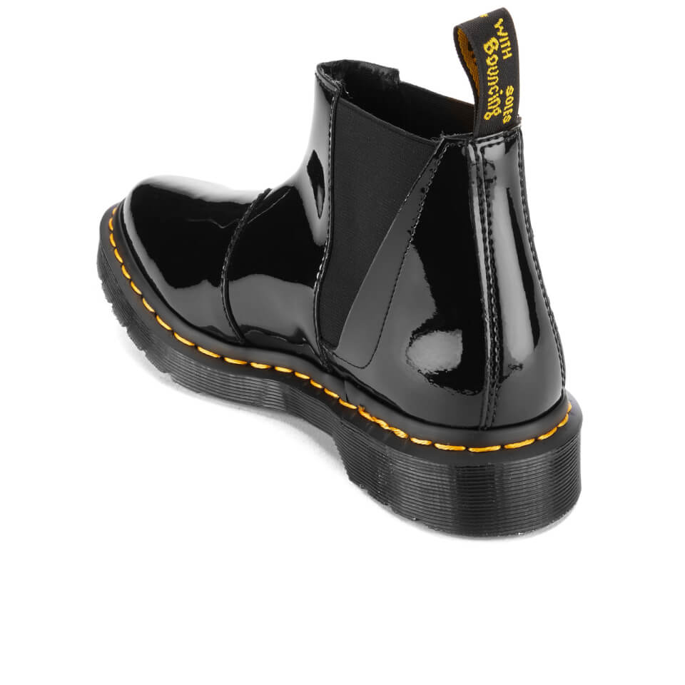 Dr. Martens Women's Pointed Bianca Patent Chelsea Boots - Black Delivery | Allsole