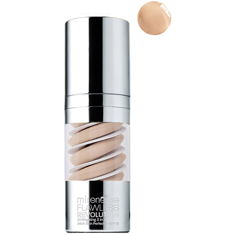 mirenesse Flawless Revolution 3-in-1 Anti-Ageing 24 Hour SPF15 Skin Perfector - Vanilla 30g