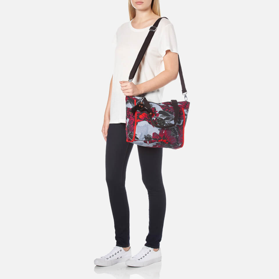 Kipling Women's Small Shopper Bag - Rose Bloom Blue