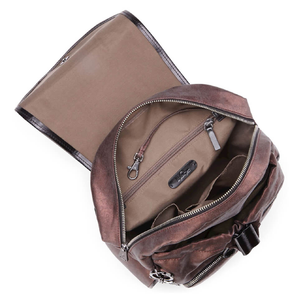 Kipling Women s City Pack Small Backpack Plum Metal