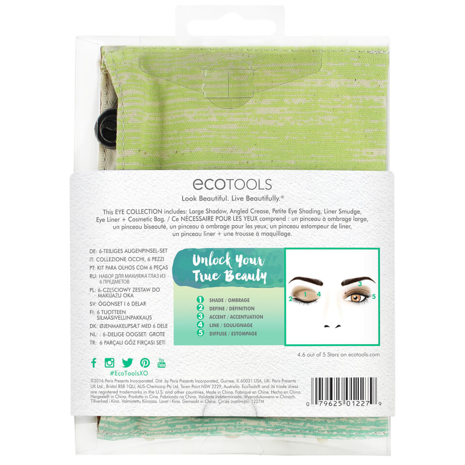 EcoTools 6 Piece Eye Brush Set