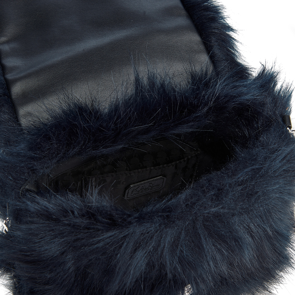 Karl Lagerfeld Women's K/Pop Fuzzi Cross Body Bag - Dark Sapphire