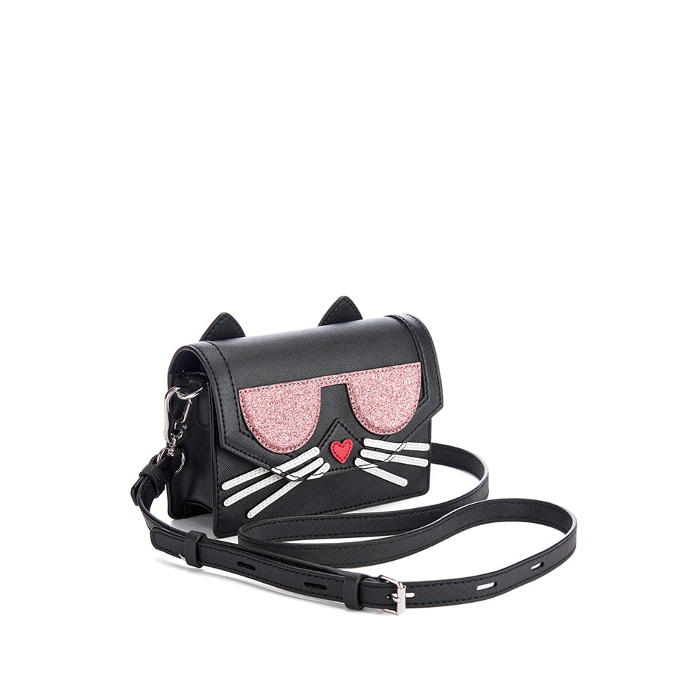 Karl Lagerfeld Women's K/Kocktail Cat Cross Body Bag - Black