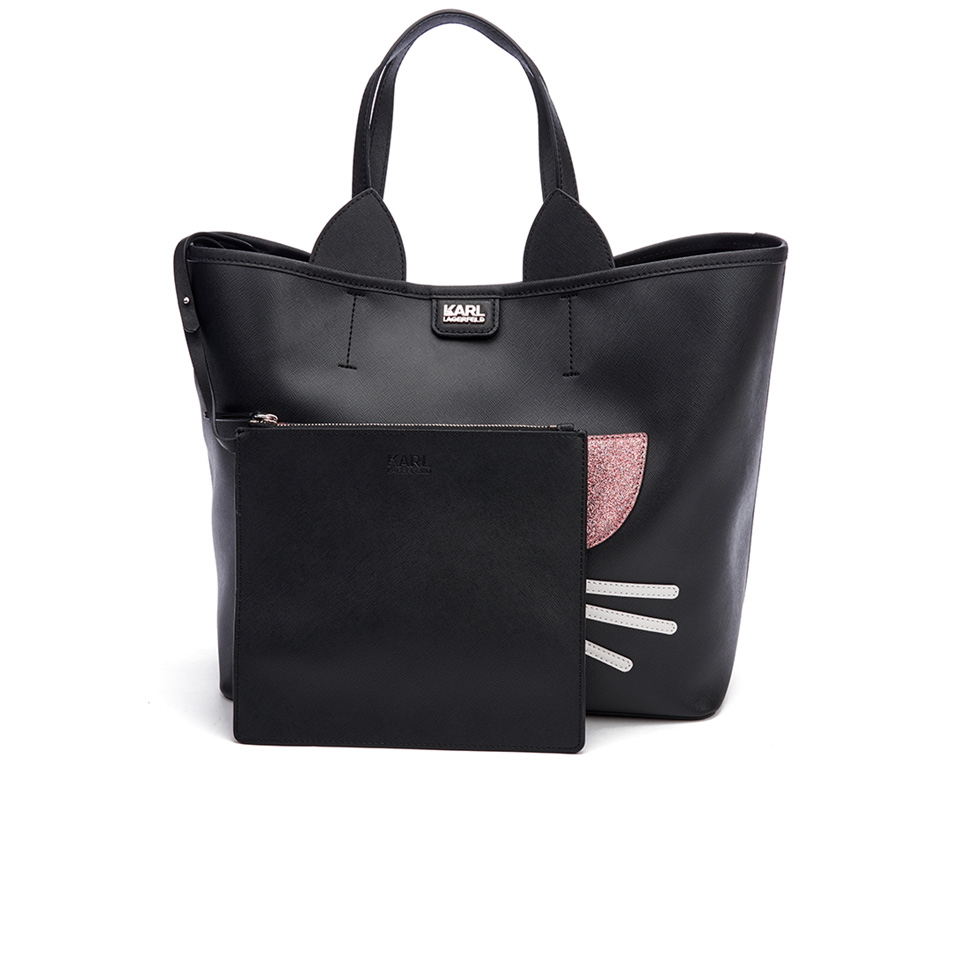 Karl Lagerfeld Women's K/Kocktail Choupette Shopper Bag - Black
