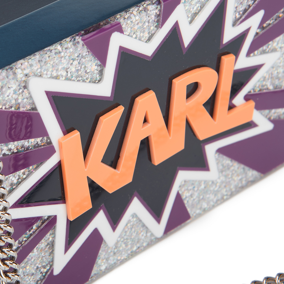 Karl Lagerfeld Women's K/Pop Minaudiere Clutch Bag - Dark Sapphire