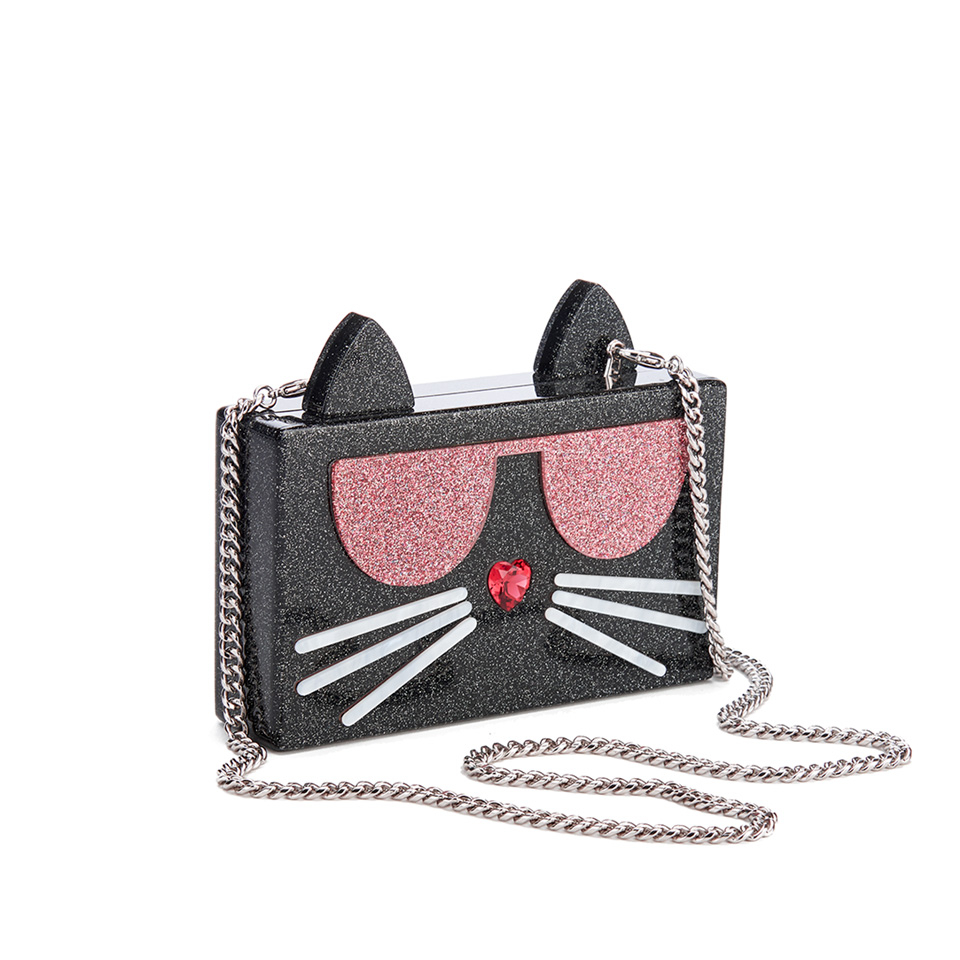 Karl Lagerfeld Women's K/Kocktail Minaudiere Clutch Bag - Black