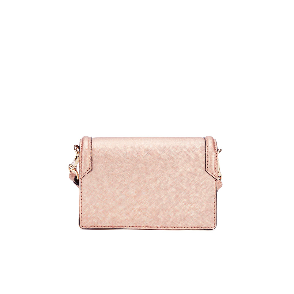 Karl Lagerfeld Women's K/Klassik Super Mini Cross Body Bag - Metallic Rose