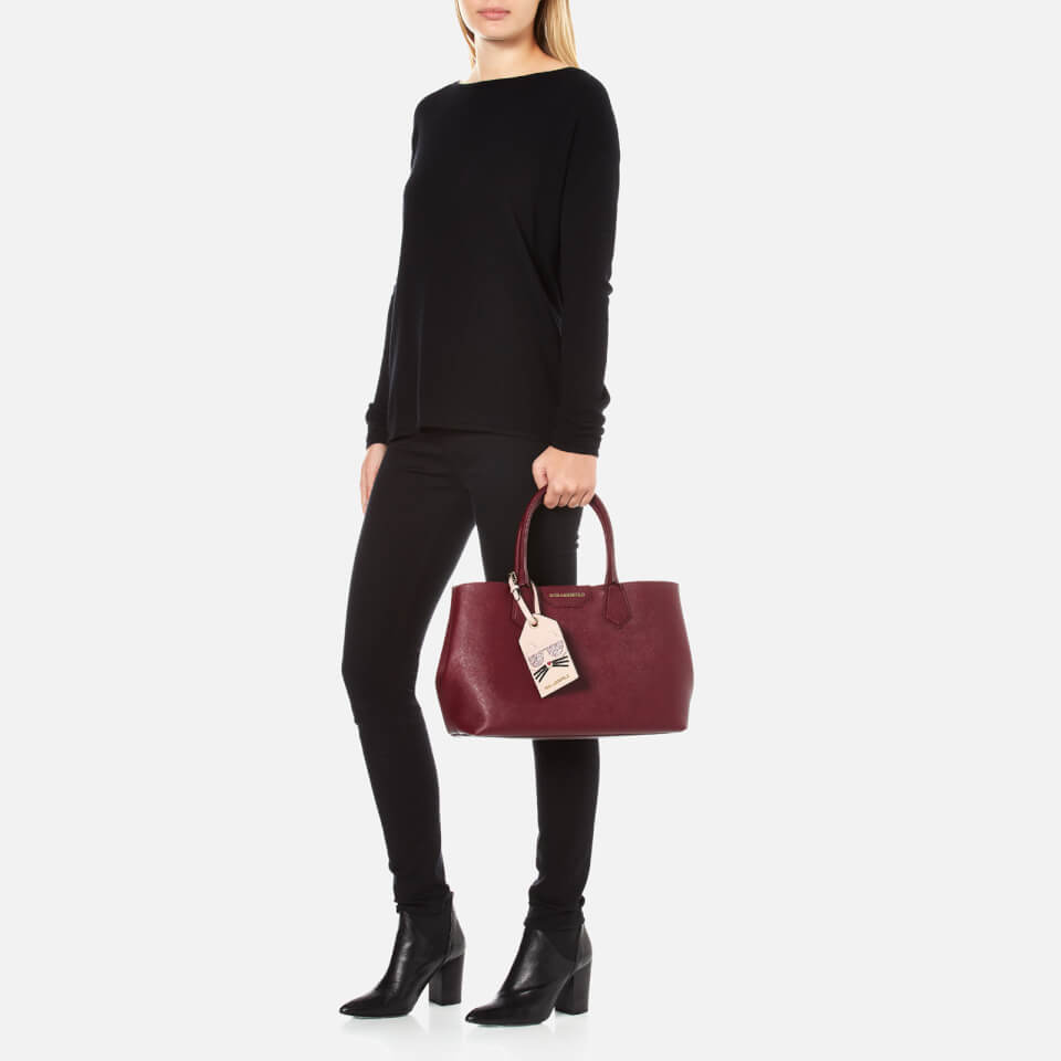 Karl Lagerfeld Women's K/Lady Shopper Bag - Bordeaux