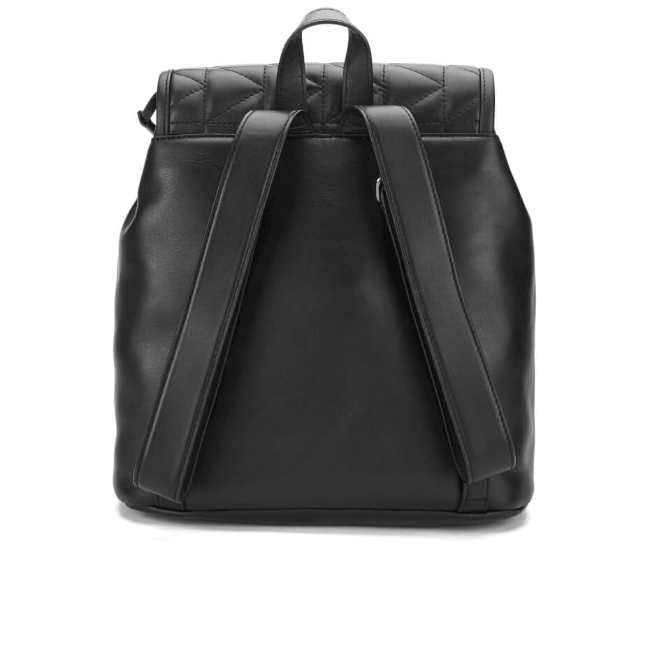 Karl Lagerfeld Women's K/Kuilted Backpack - Black/Black