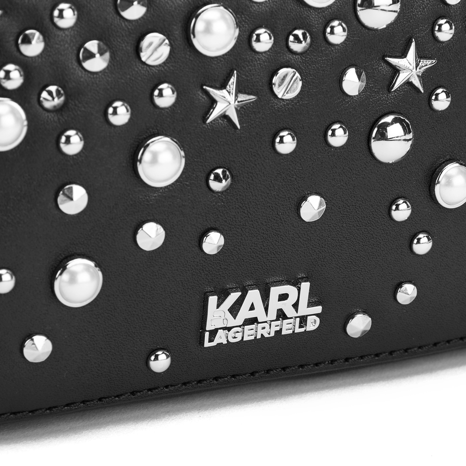 Karl Lagerfeld Women's K/Rocky Studs Small Cross Body Bag - Black