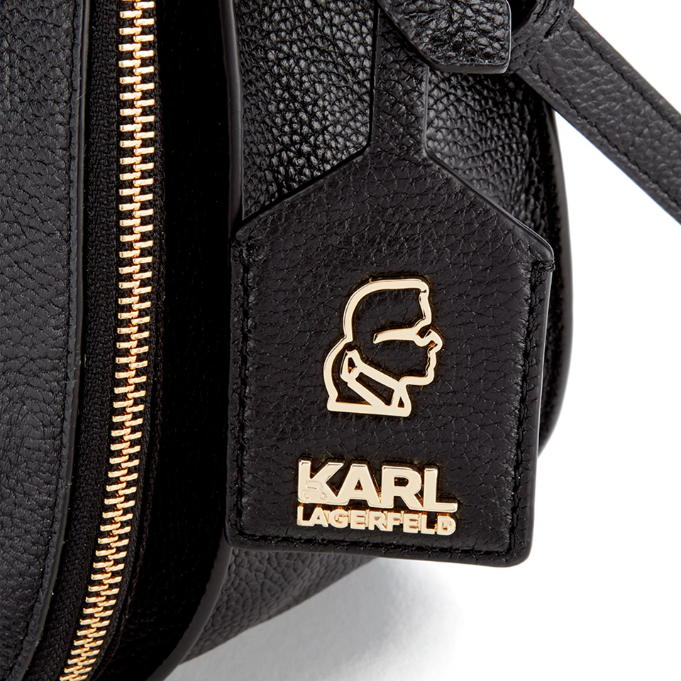 Karl Lagerfeld Women's K/Grainy Satchel - Black