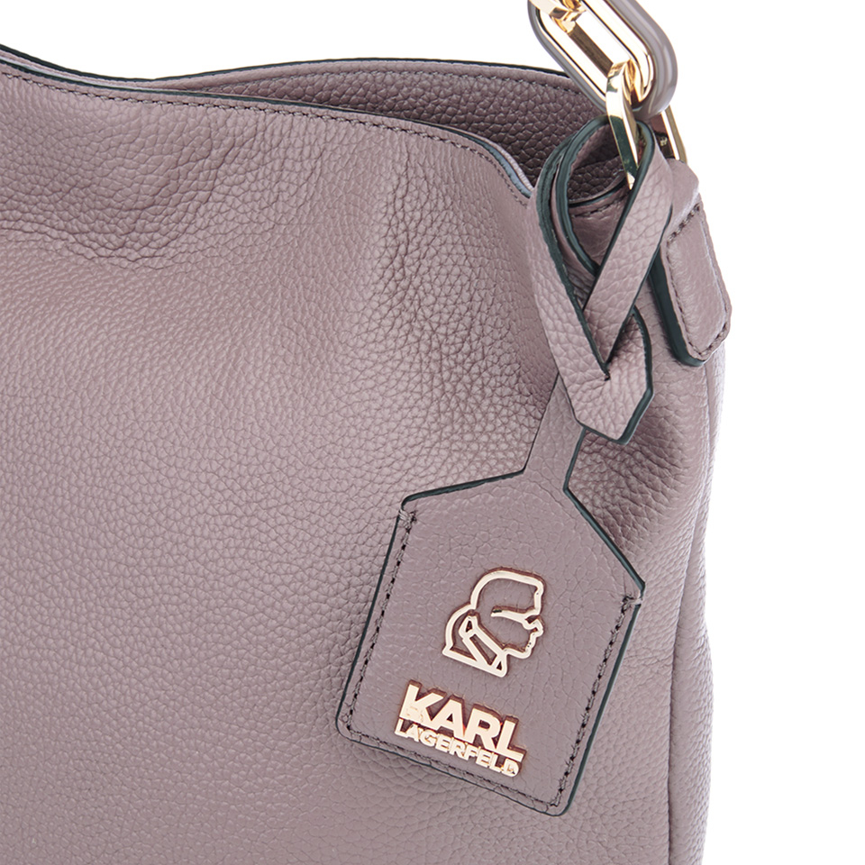 Karl Lagerfeld Women's K/Grainy Bucket Bag - Rosy Brown