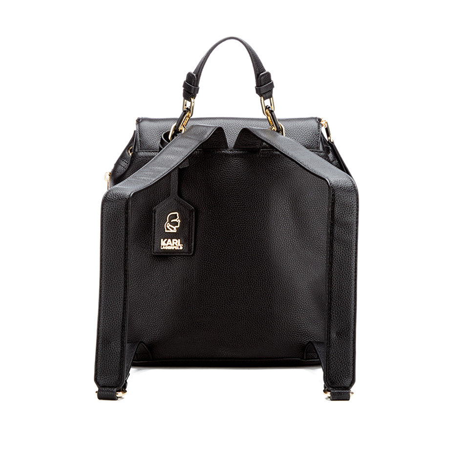 Karl Lagerfeld Women's K/Grainy Backpack - Black