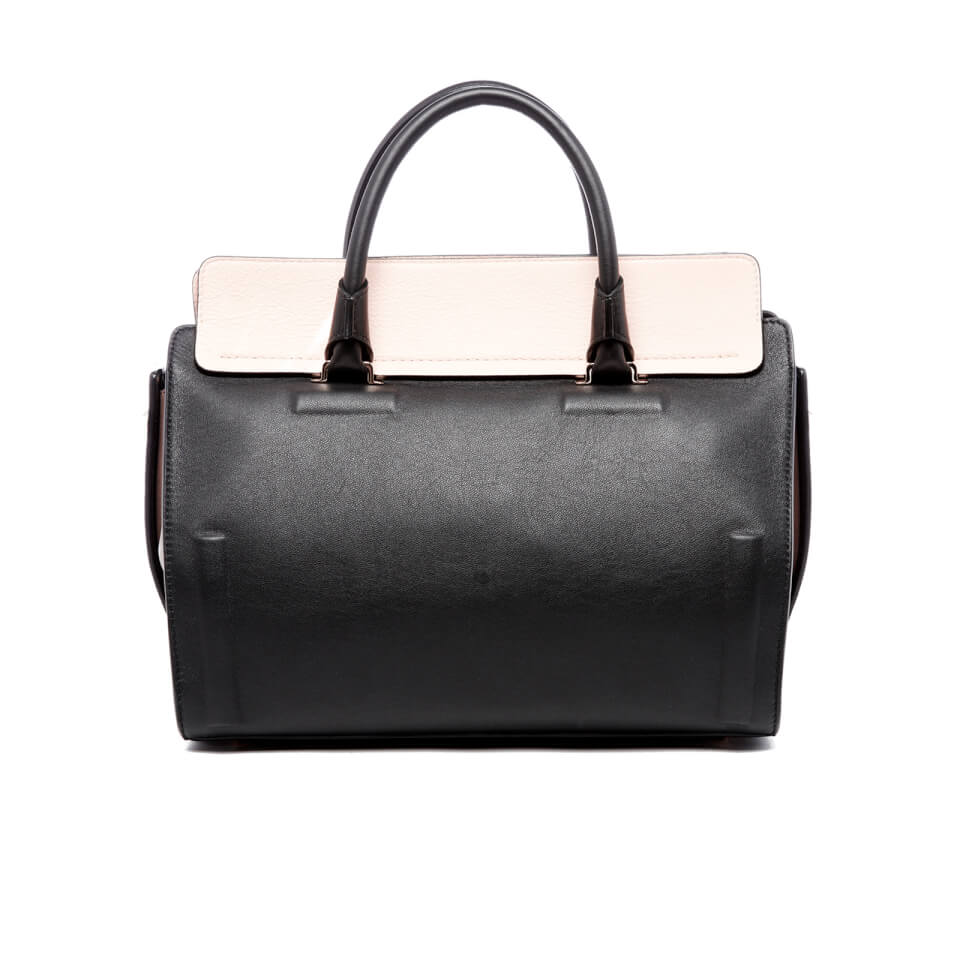 Furla Women s Valentina Medium Satchel Bag Onyx Tortora