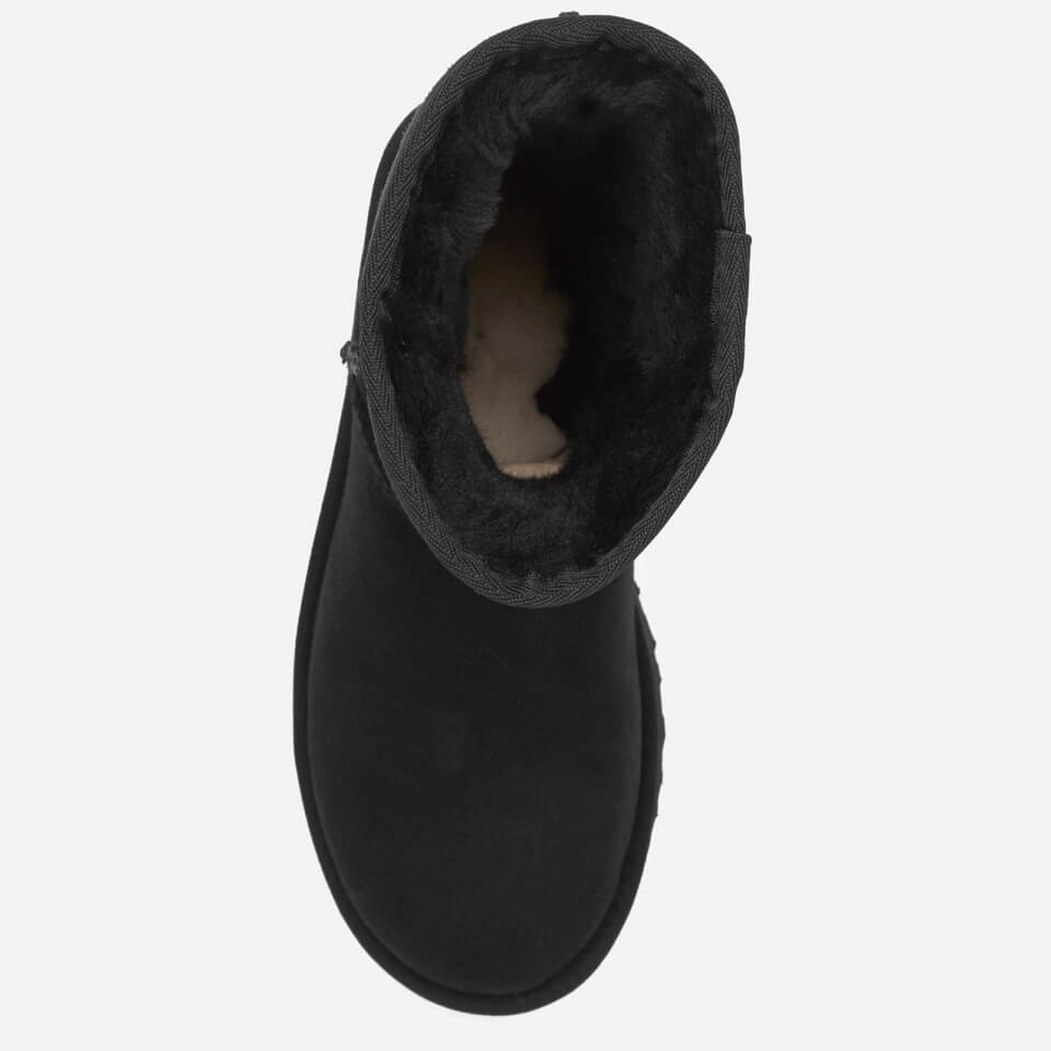 UGG Women's Classic Short II Sheepskin Boots - Black