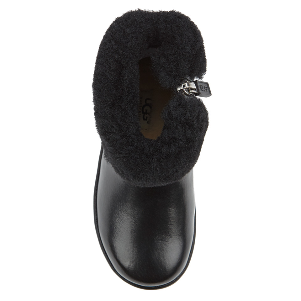 UGG Toddlers' Gemma Patent Leather Boots - Black