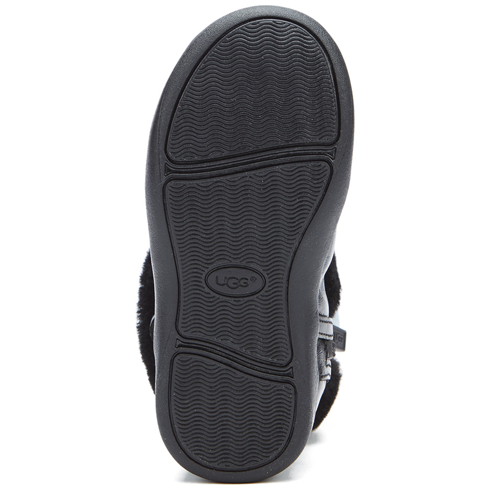 UGG Toddlers' Gemma Patent Leather Boots - Black