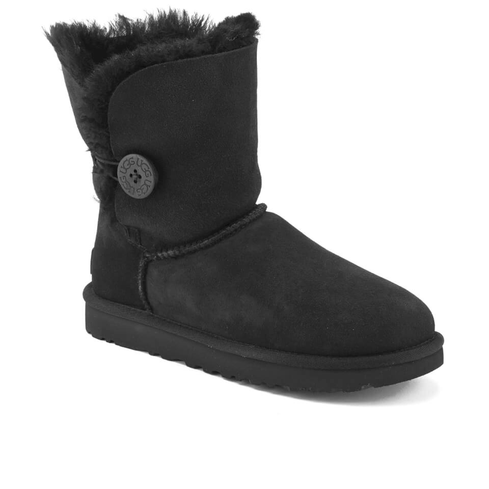 UGG Women's Bailey Button II Sheepskin Boots - Black