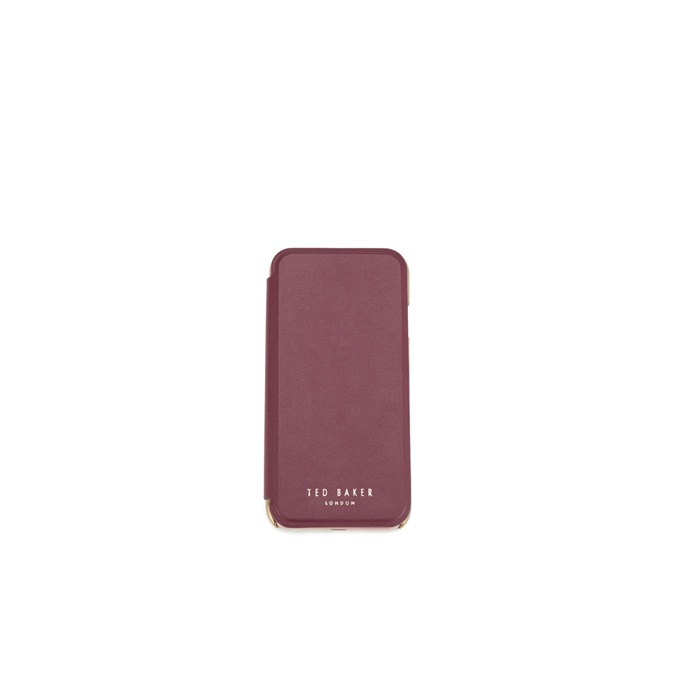 Ted Baker Women's Shannon iPhone 6 Folded Case with Mirror - Oxblood