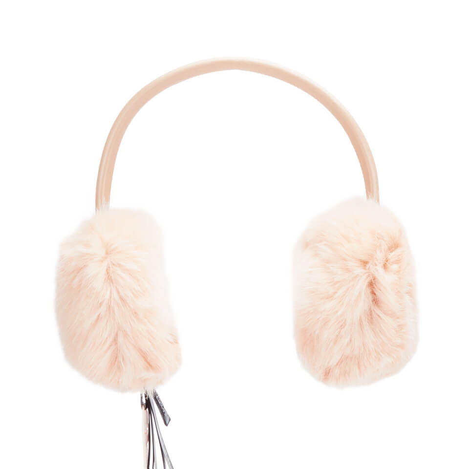 Ted Baker Women's Alvie Mini Bow Faux Fur Earmuffs - Nude Pink
