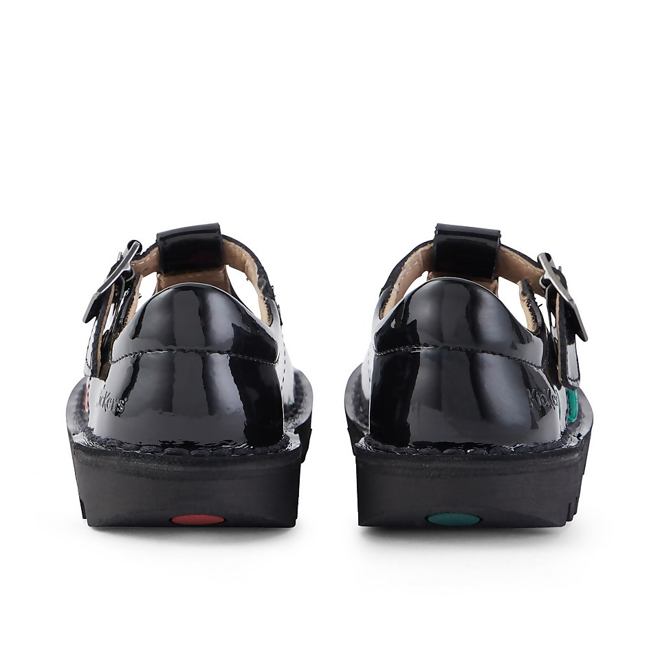 KICKERS KICK T BAR PATL IF BLACK