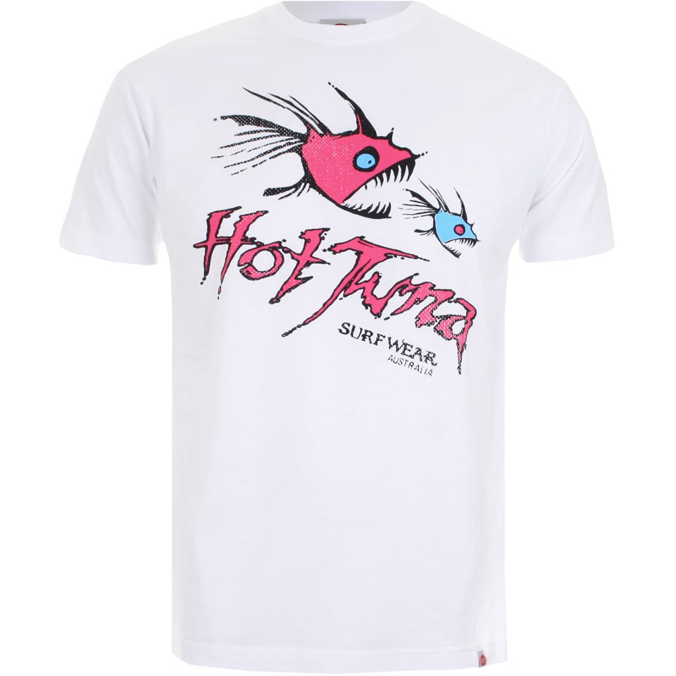 Hot Tuna Men's Nom Nom T-Shirt - White - S - White