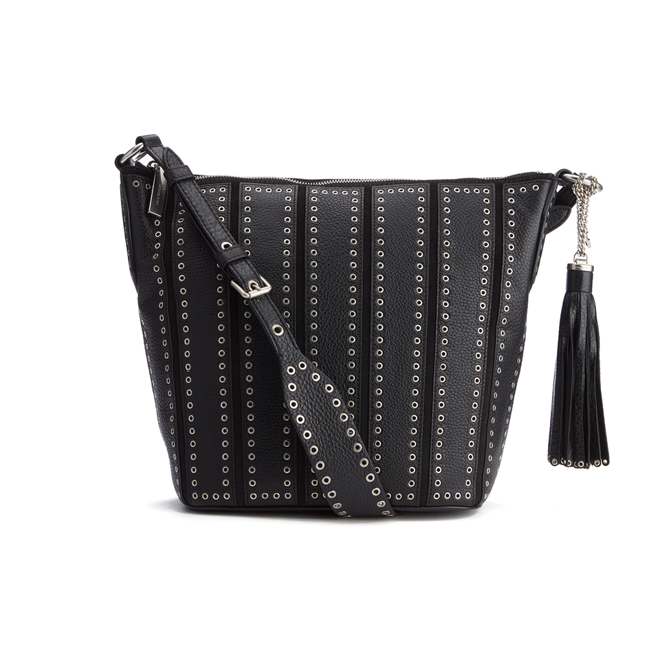 MICHAEL MICHAEL KORS Women's Brooklyn Eyelet Hobo Bag - Black