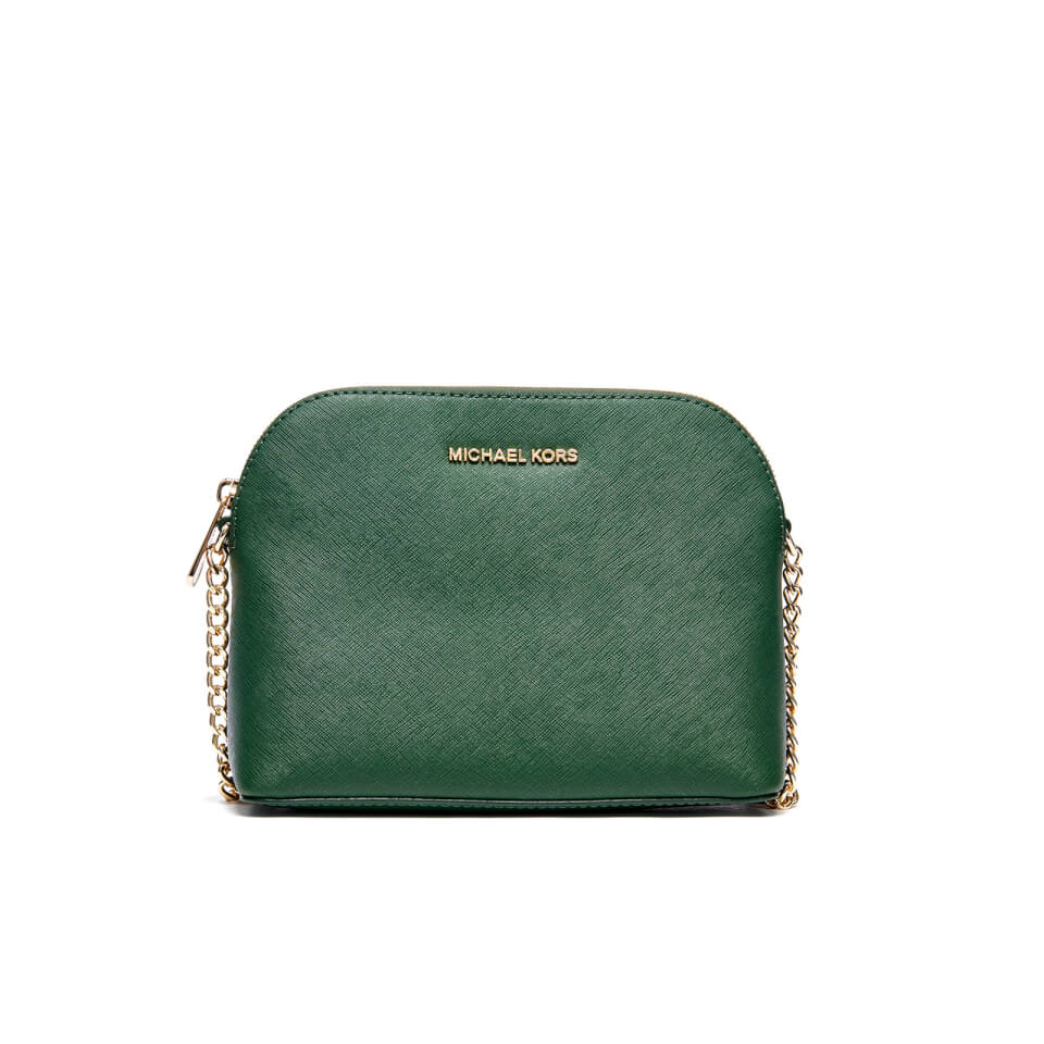 MICHAEL MICHAEL KORS Women's Cindy Large Dome Cross Body Bag - Moss