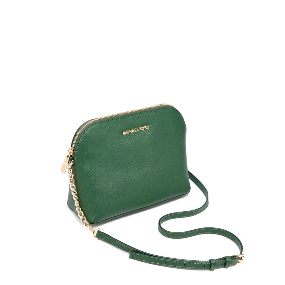 MICHAEL MICHAEL KORS Women's Cindy Large Dome Cross Body Bag - Moss