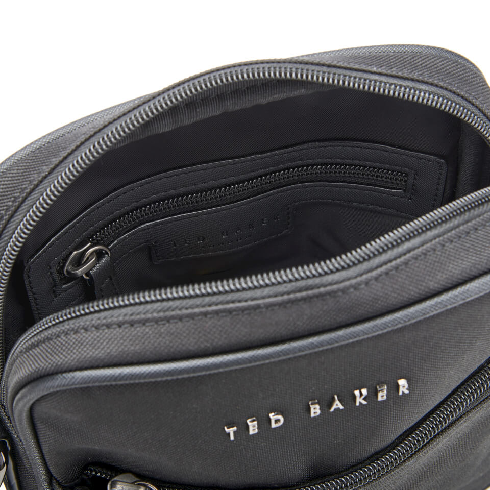 Ted Baker Men's Nail Nylon Flight Bag - Black