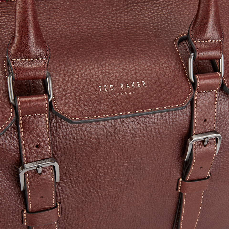 Ted Baker Men's Shalala Leather Holdall Bag - Tan