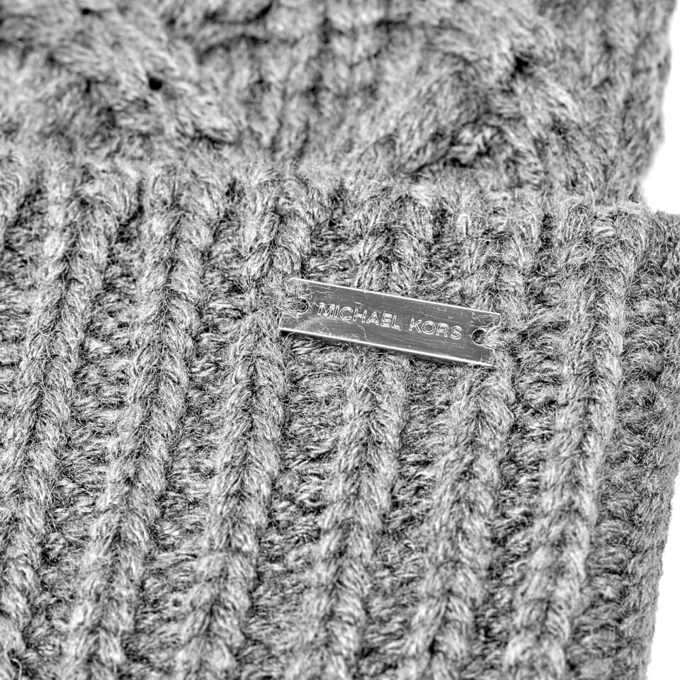 Michael Kors Men's Cable Knit Hat - Heather Grey